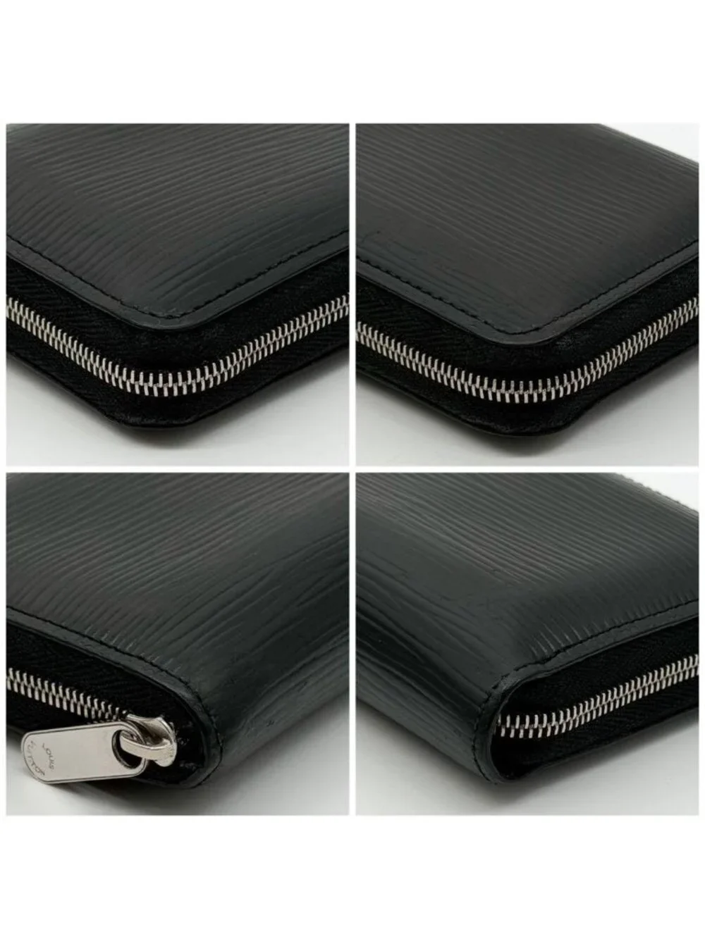 Louis Vuitton Zippy Coin Purse Epi Black